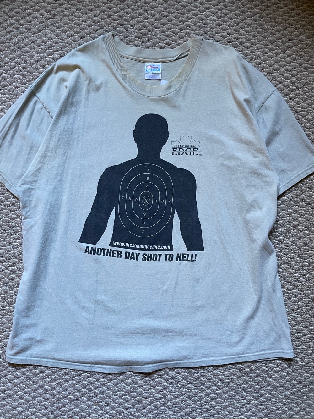 Vintage gun range shooting shirt